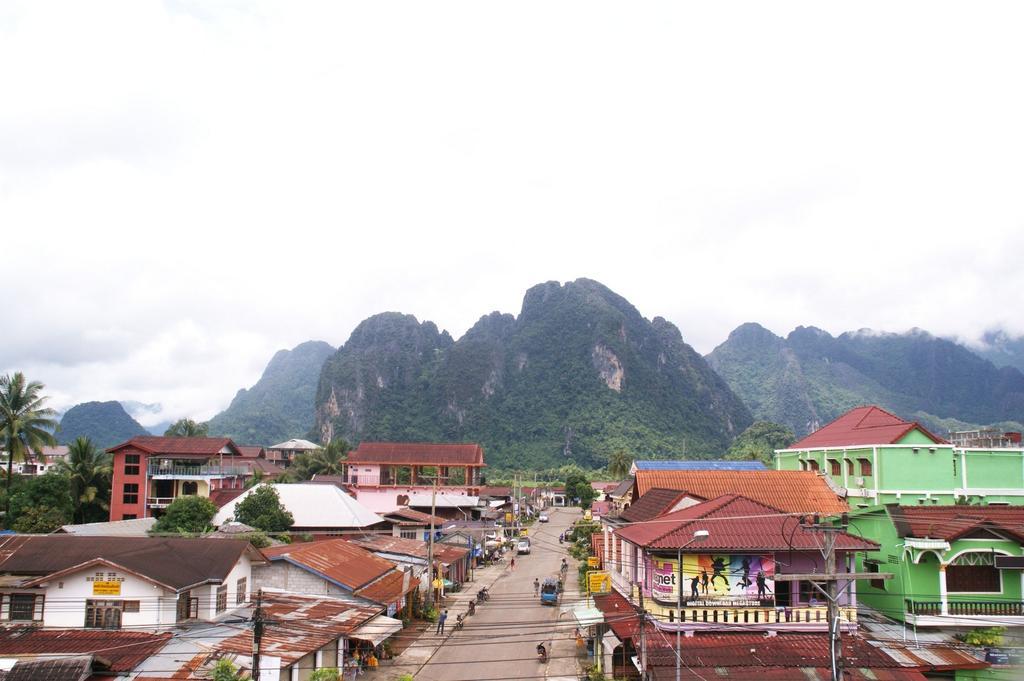 Malany Villa 1 Vang Vieng Zimmer foto